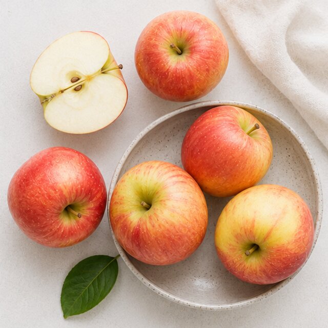 Manzana con nueces